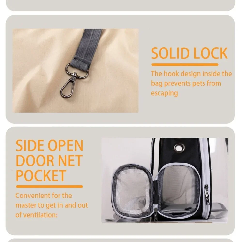 New Cat Pack. TSA Approved Pet Backpack Portable Cat Dog Pet Carrier